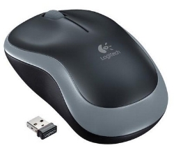 Logitech MOUSE M185 WIRELESS BLACK/GREY